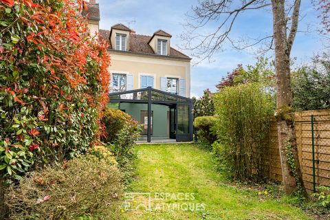 Maison de ville moderne avec véranda et jardin dans le triangle d’Or de Rambouillet