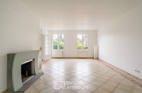 Maison de ville moderne avec véranda et jardin dans le triangle d’Or de Rambouillet