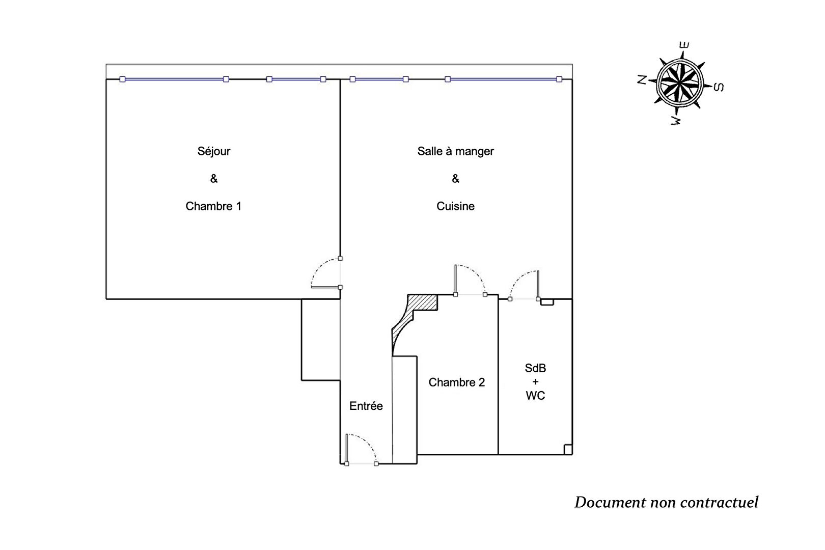 Appartement d’artiste en étage élevé sans vis-à-vis
