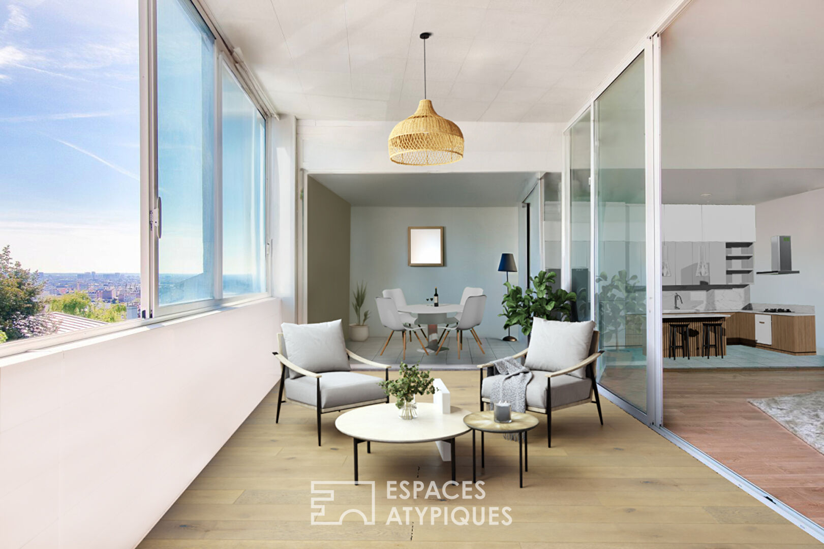 Loft de plain pied à réinterpréter
