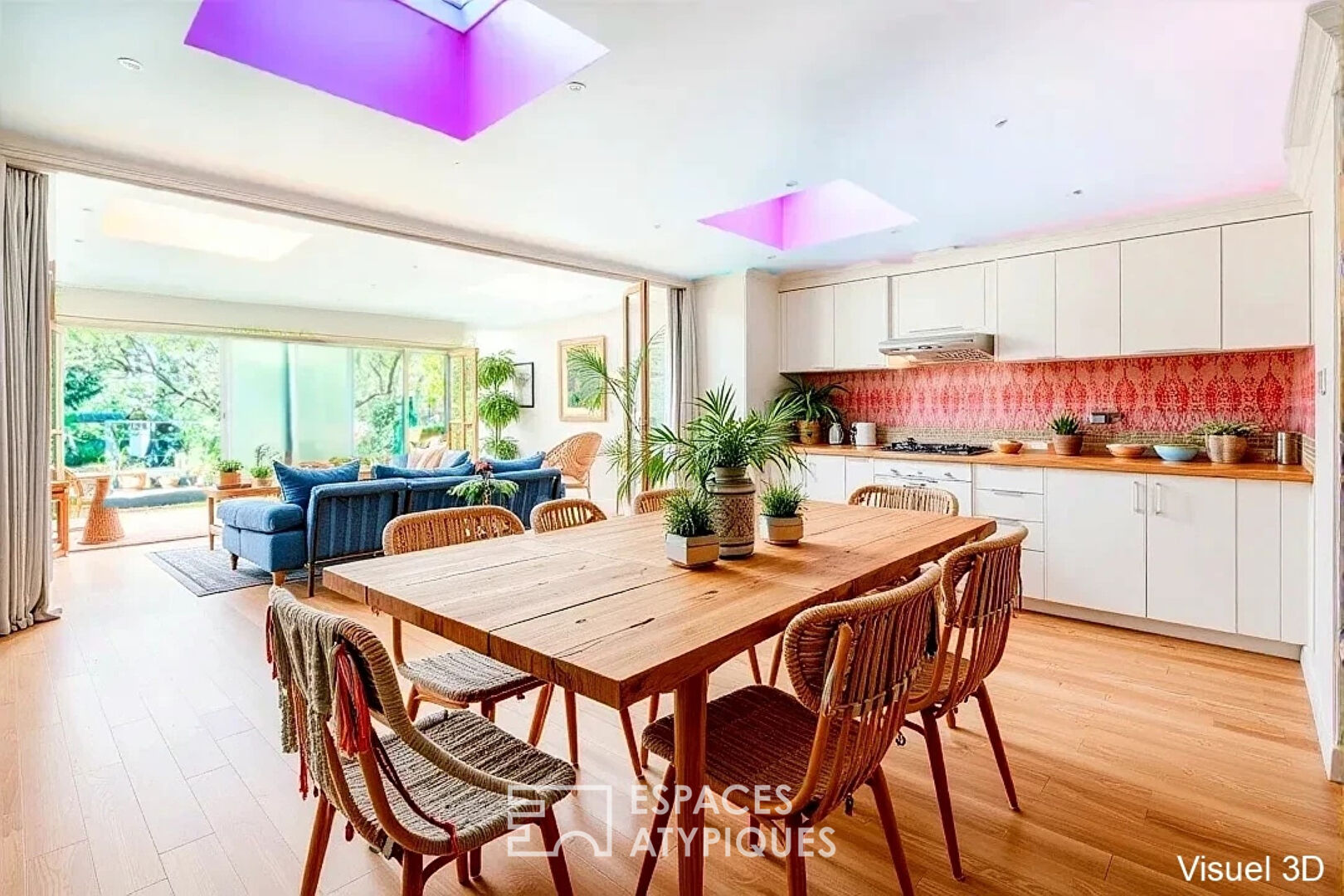 Loft avec terrasse et jardin