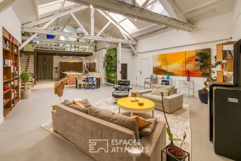 Loft d&rsquo;artiste de style industriel dans une ancienne école de danse