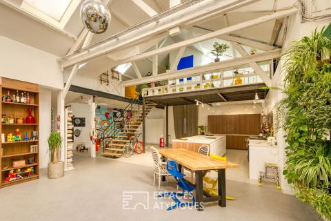 Loft d&rsquo;artiste de style industriel dans une ancienne école de danse