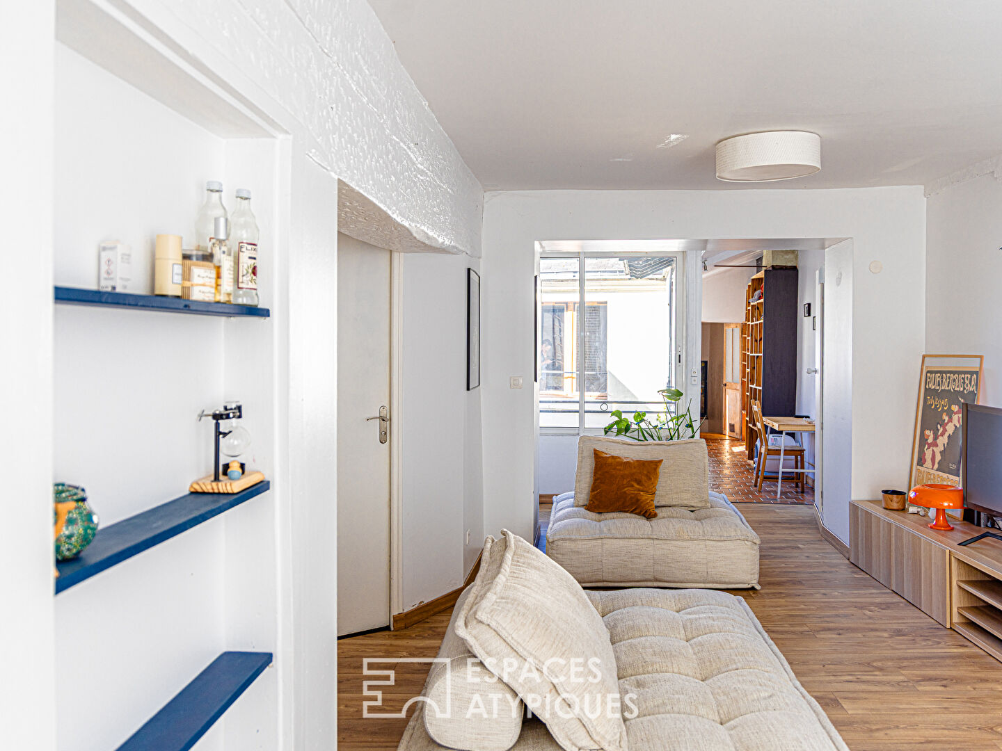 Duplex esprit maison de ville avec patio