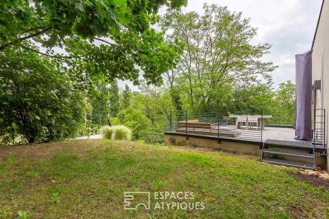 Maison d’architecte avec vue dégagée