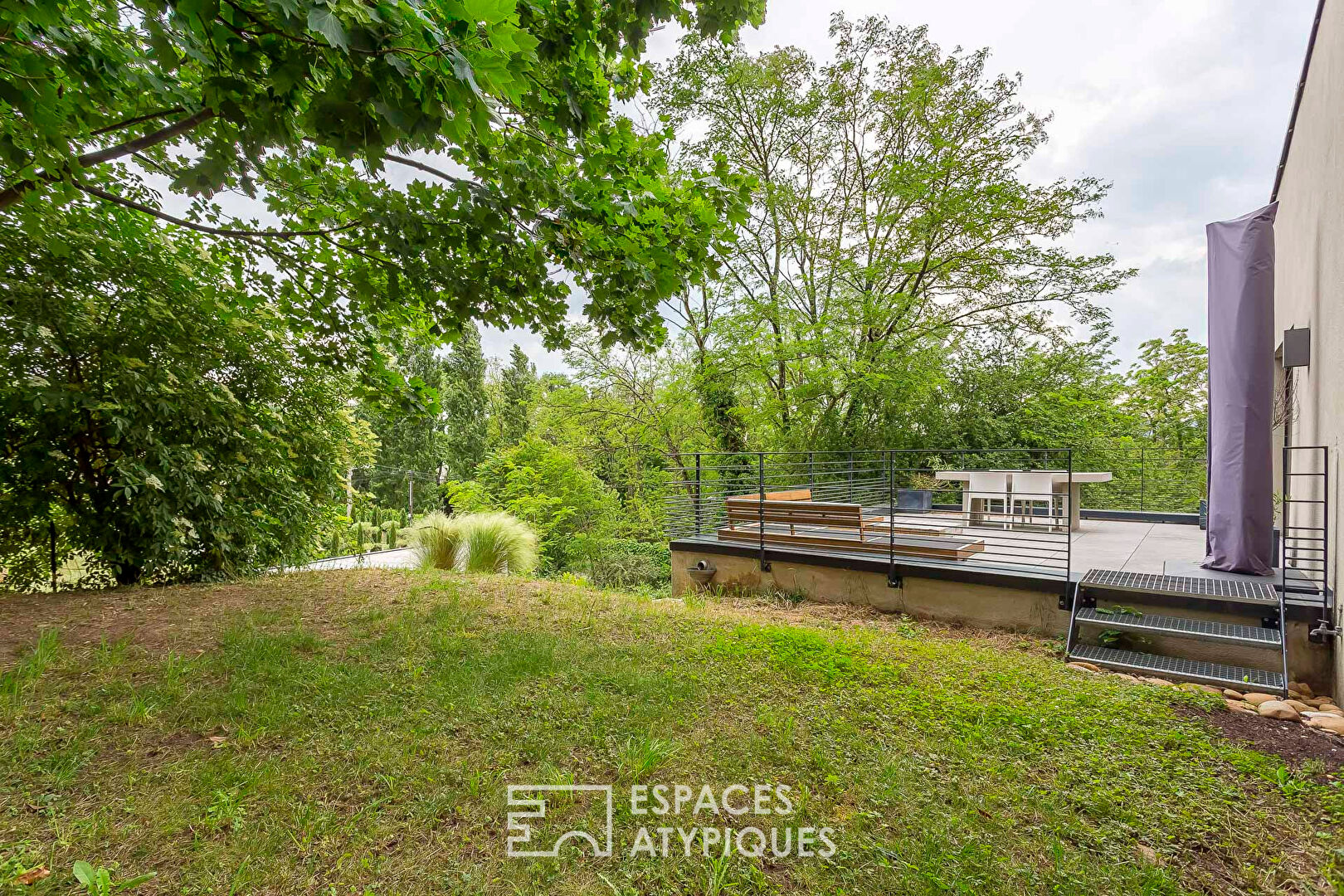 Maison d’architecte avec vue dégagée