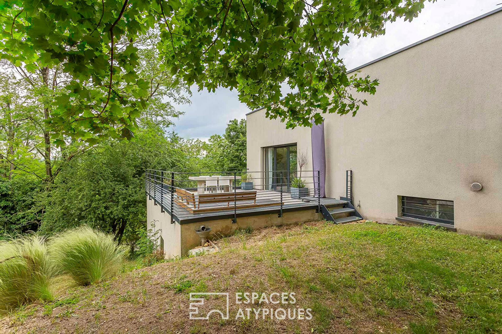 Maison d’architecte avec vue dégagée
