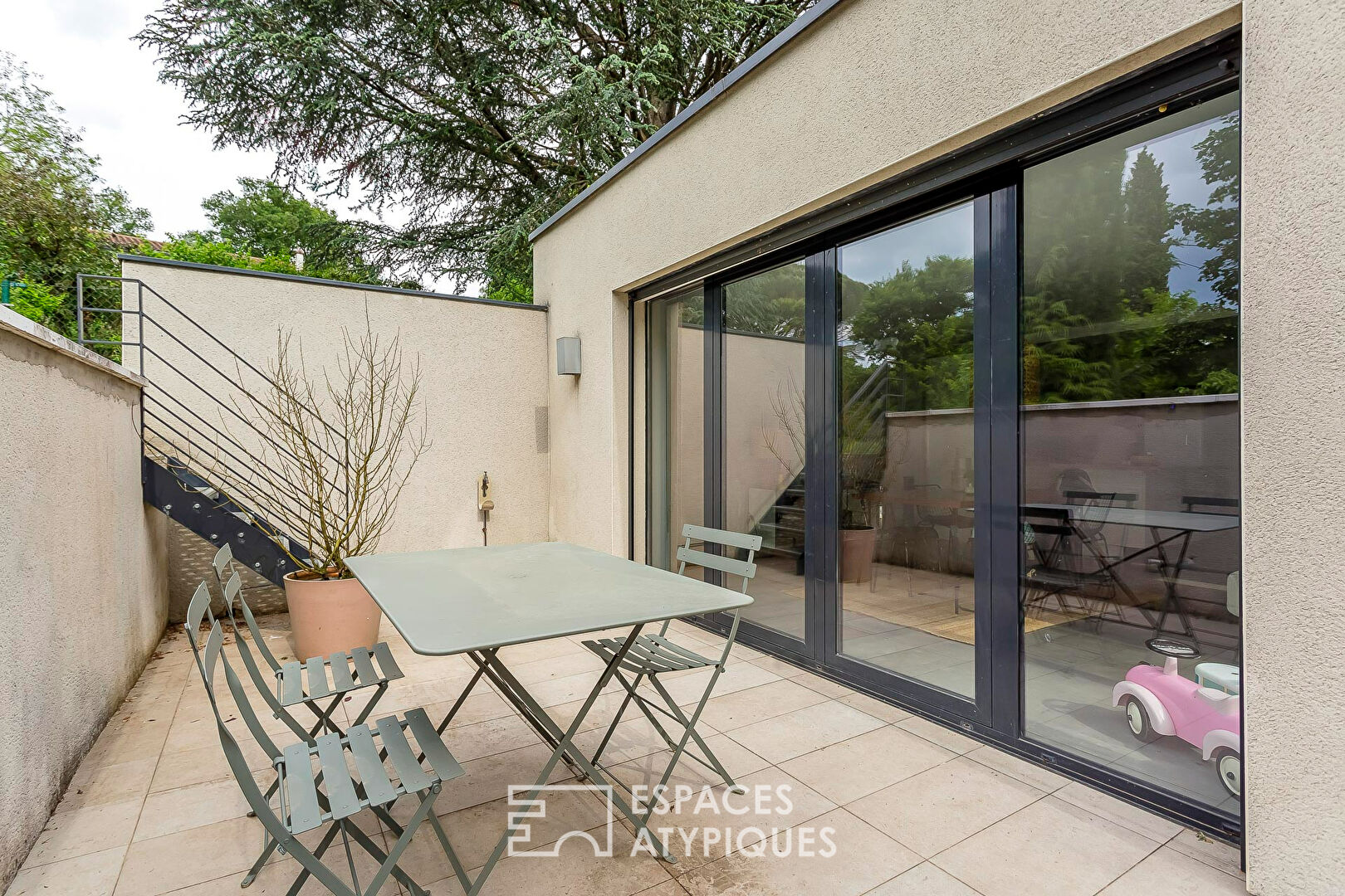 Maison d’architecte avec vue dégagée
