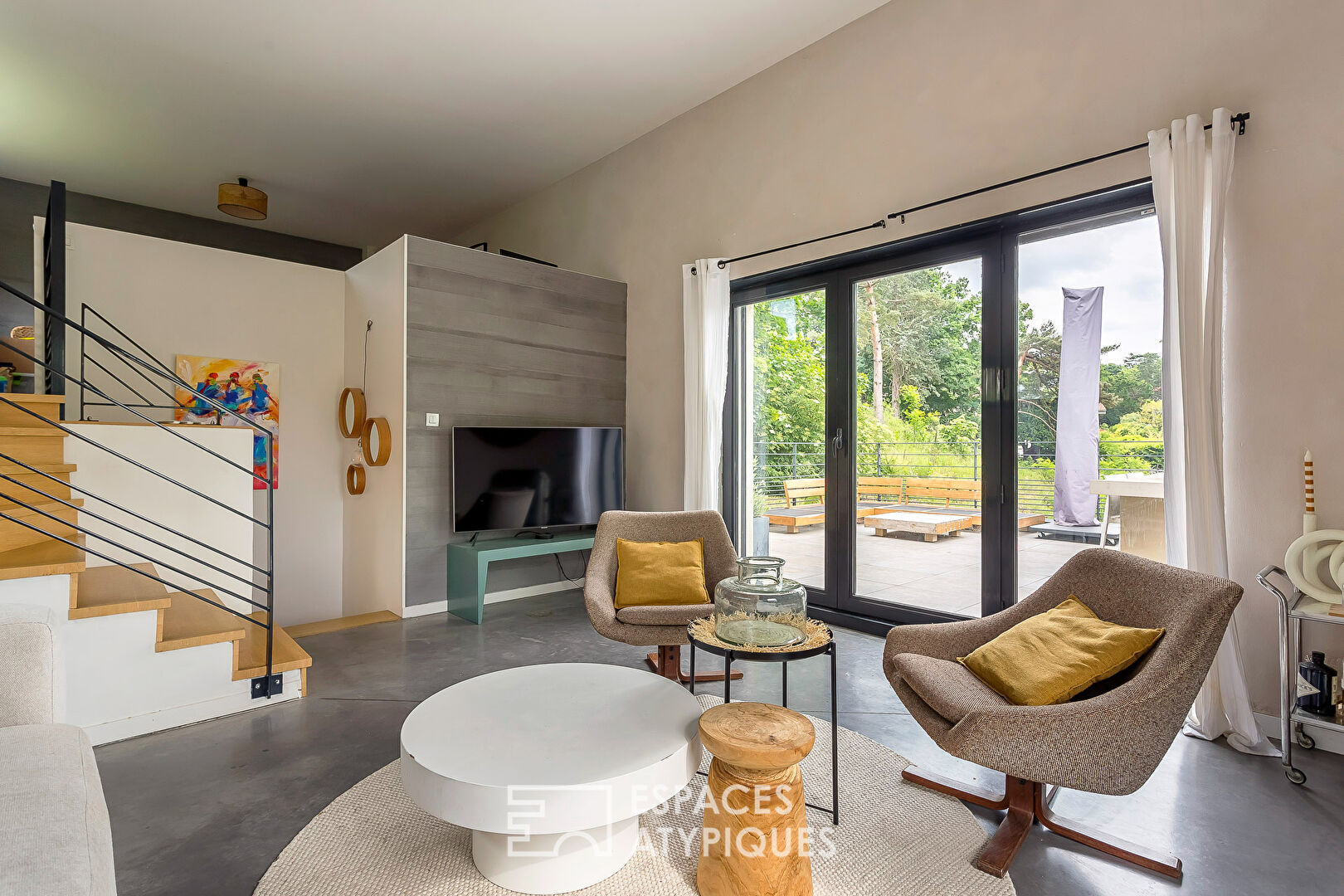 Maison d’architecte avec vue dégagée