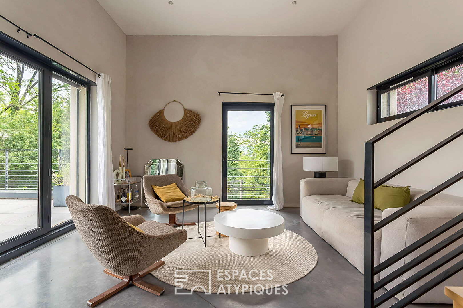 Maison d’architecte avec vue dégagée