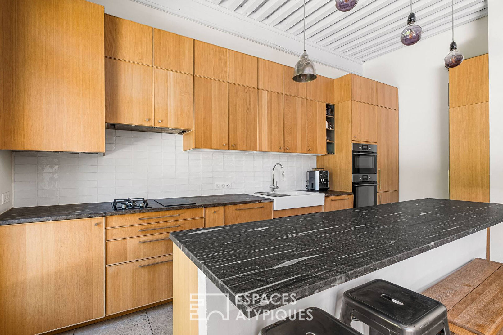 Appartement ancien rénové avec jardin en plein coeur de Saint-Just