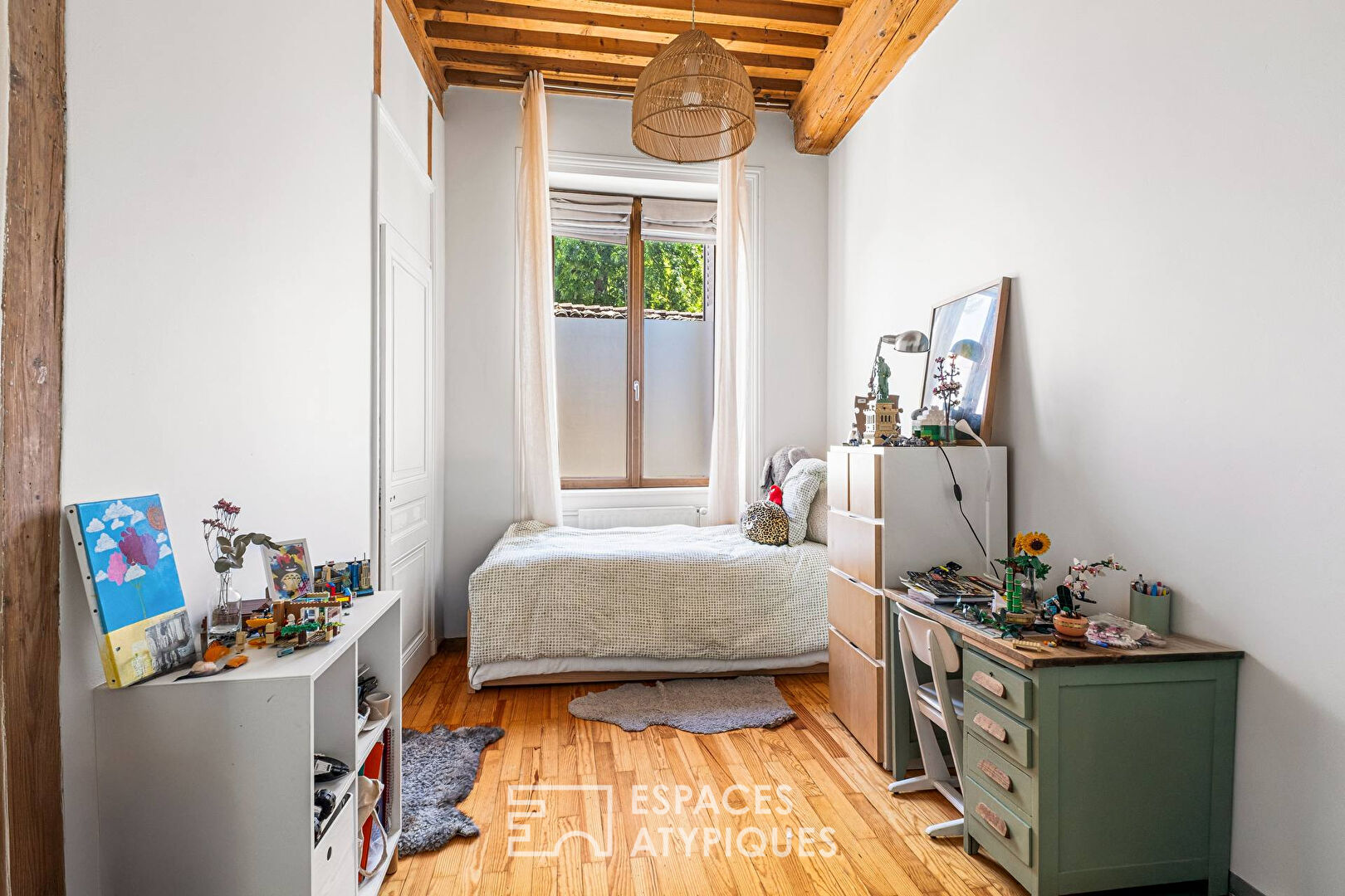 Appartement ancien rénové avec jardin en plein coeur de Saint-Just
