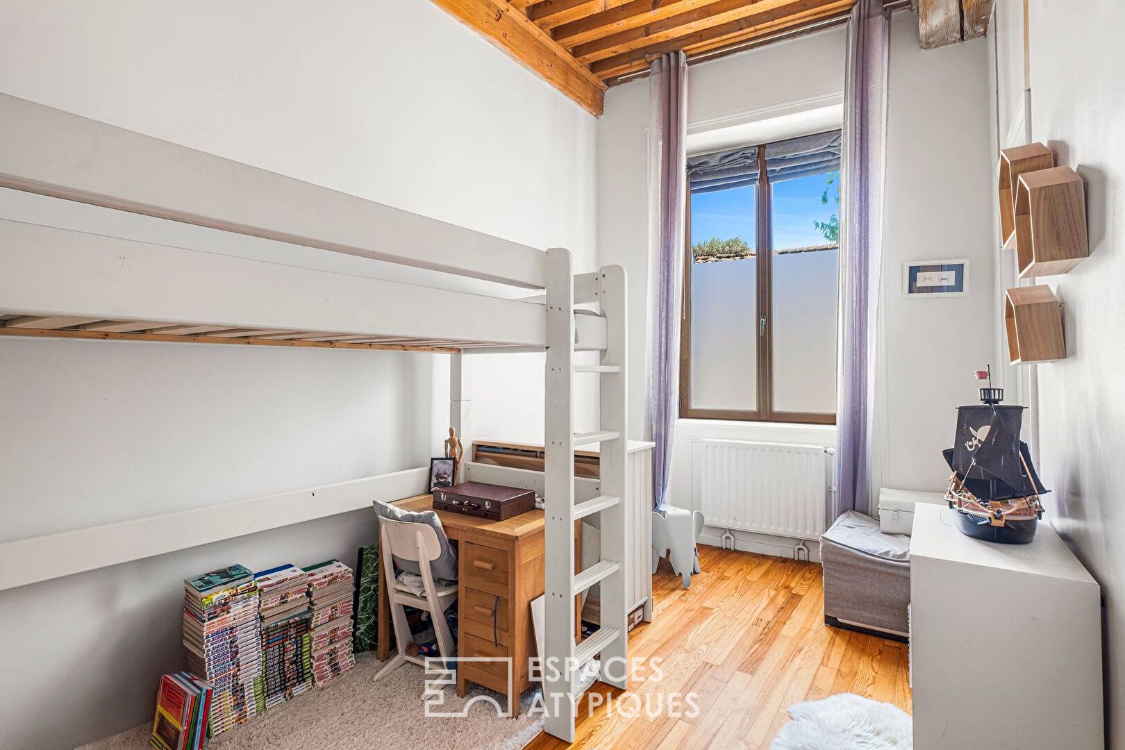 Appartement ancien rénové avec jardin en plein coeur de Saint-Just