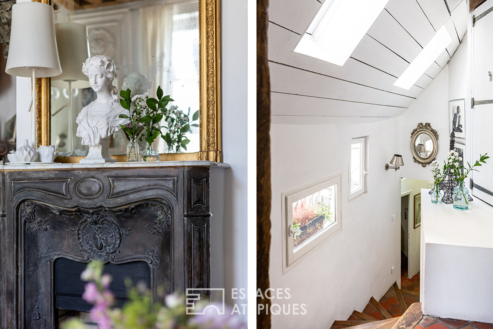 Duplex à l’esprit maison sous les toits au coeur du Haut-Marais