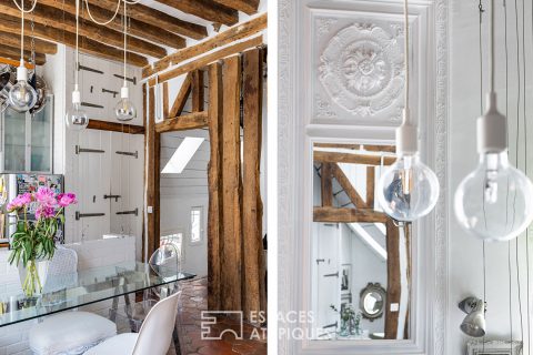 Duplex à l’esprit maison sous les toits au coeur du Haut-Marais