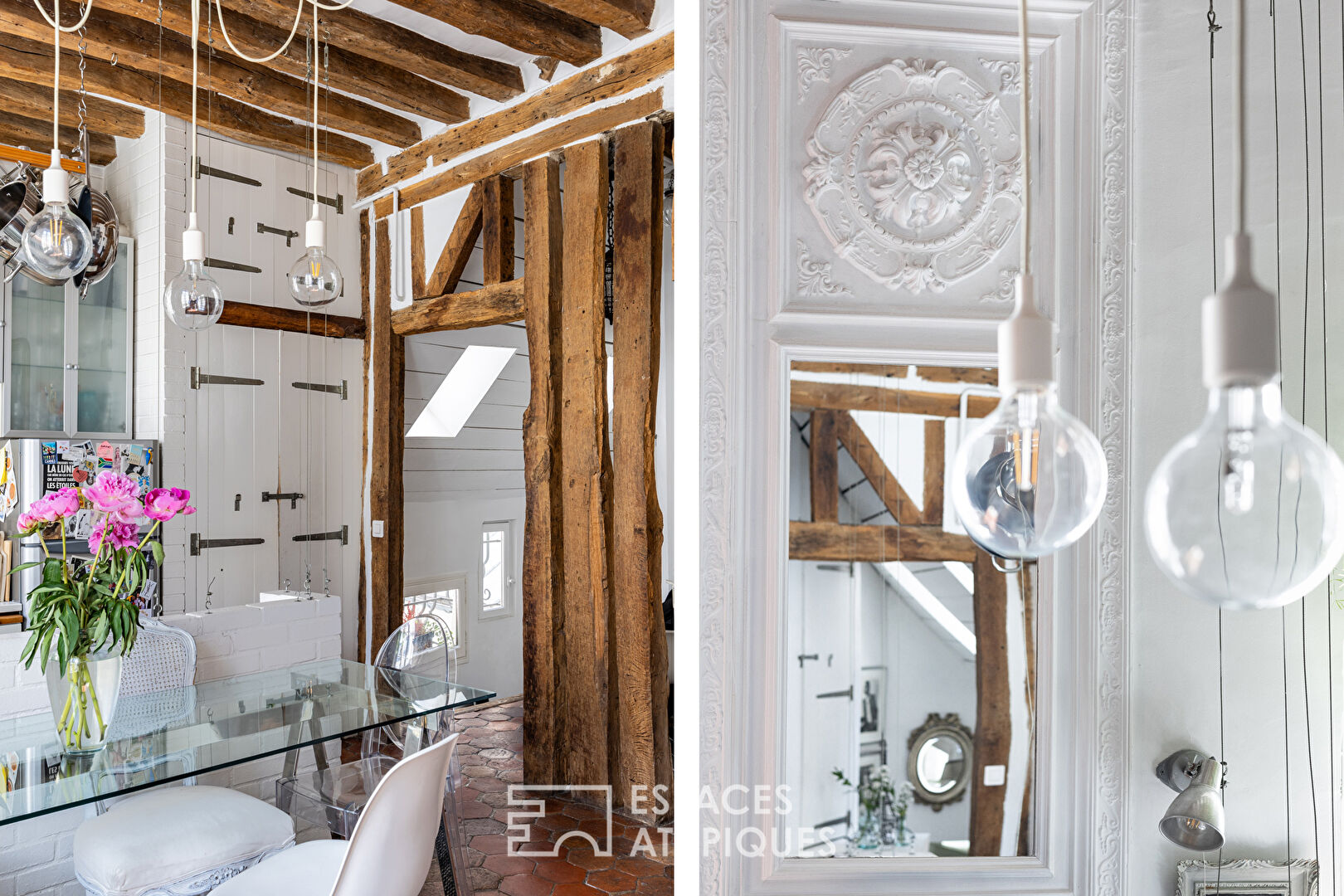 Duplex à l’esprit maison sous les toits au coeur du Haut-Marais