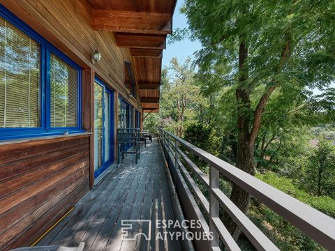 La maison ossature bois en plein coeur de la nature et avec une vue imprenable