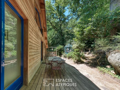 La maison ossature bois en plein coeur de la nature et avec une vue imprenable