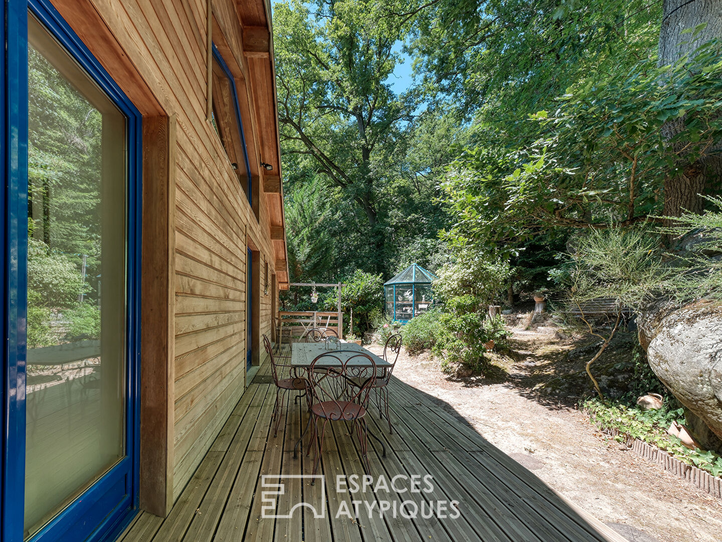 La maison ossature bois en plein coeur de la nature et avec une vue imprenable