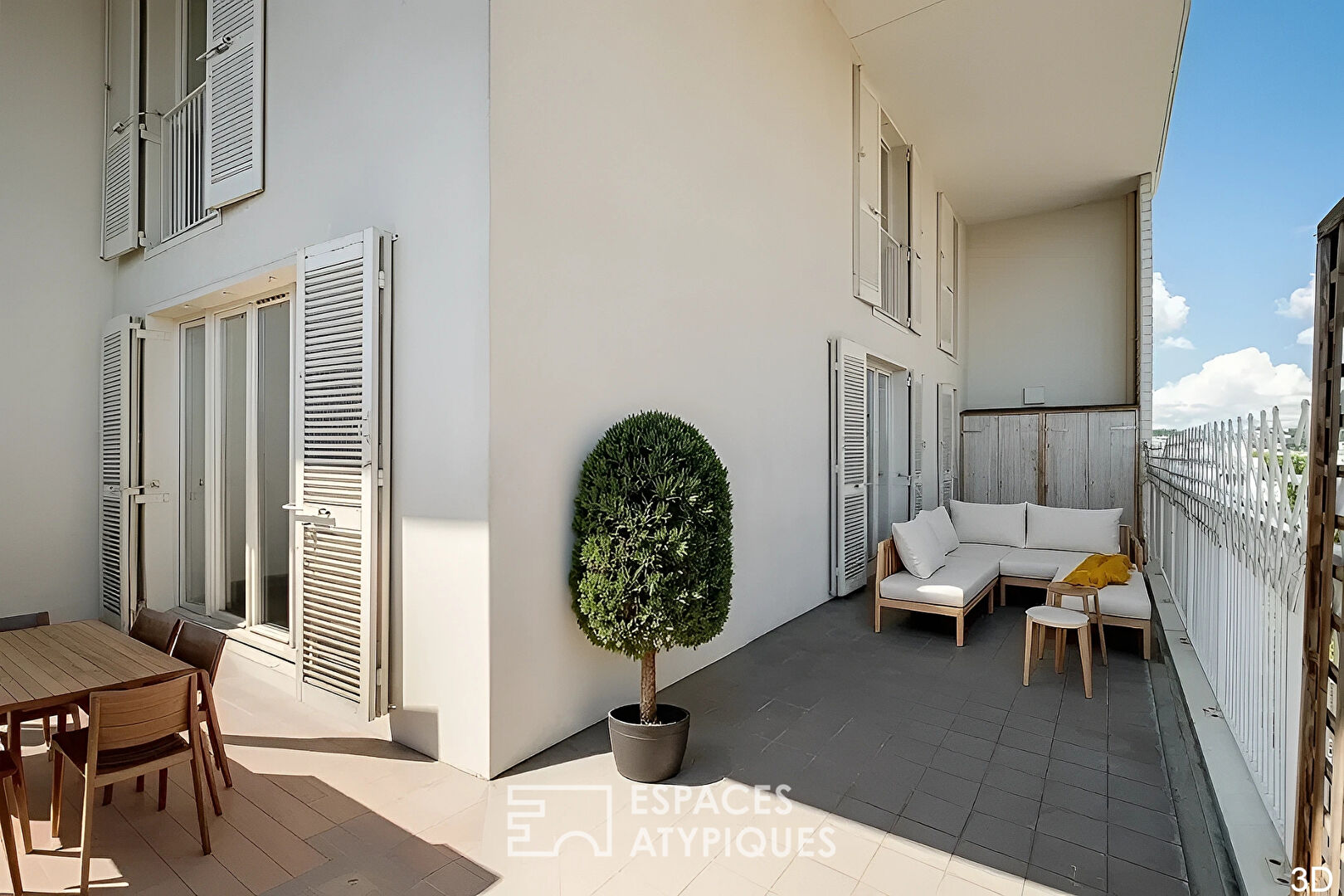 Duplex avec terrasse et vue dégagée