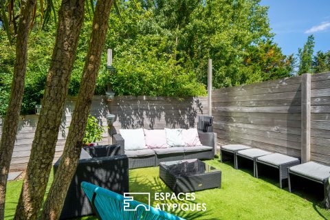 Exclusive duplex apartment with garden terrace a stone’s throw from the Erdre