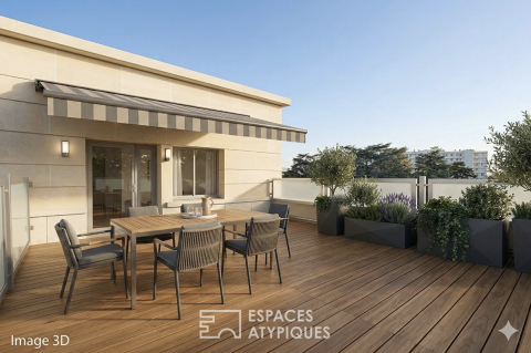 Toit terrasse à Bron