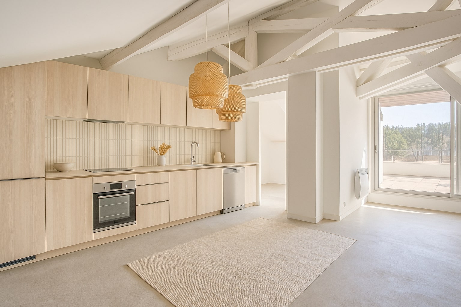 Appartement d’exception avec son rooftop dans un quartier prisé
