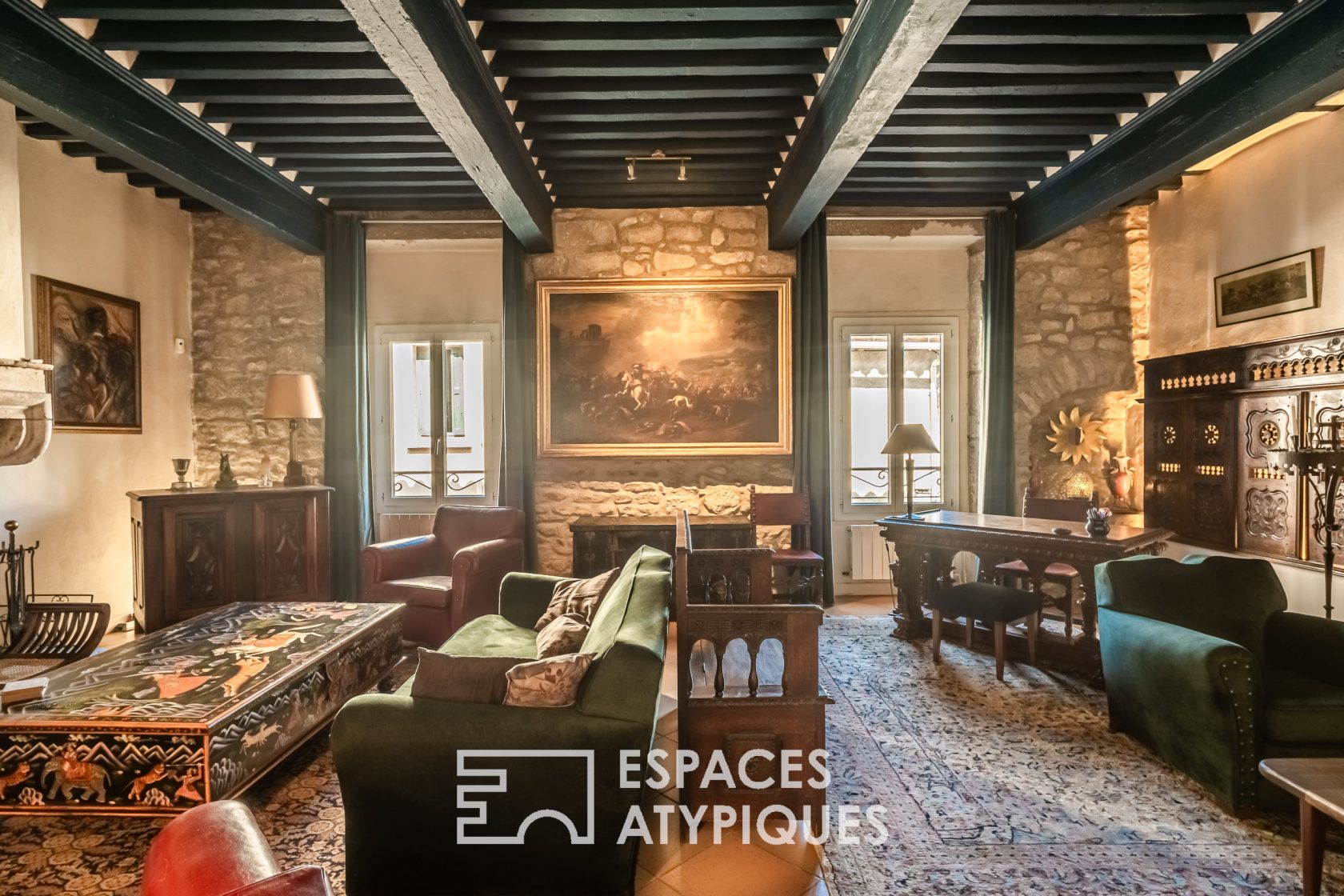 Maison en pierre du XVIIe avec vue d’exception sur la Cité Médiévale de Carcassonne