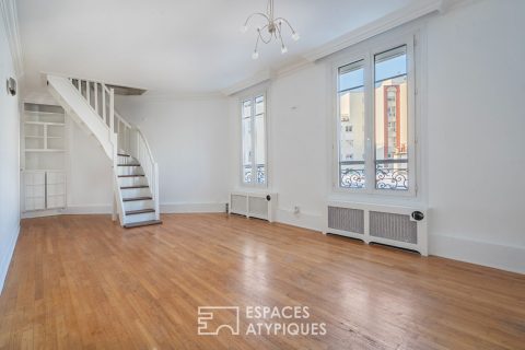 Duplex avec jardin partagé