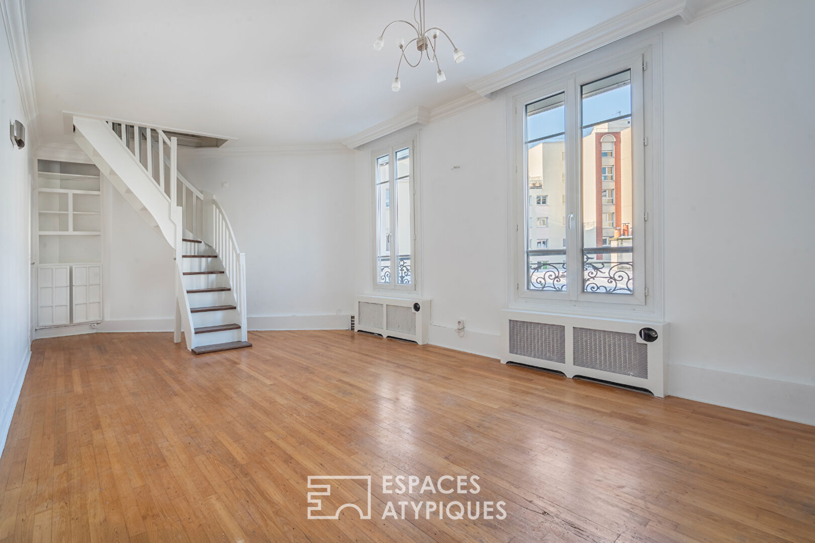 Duplex avec jardin partagé