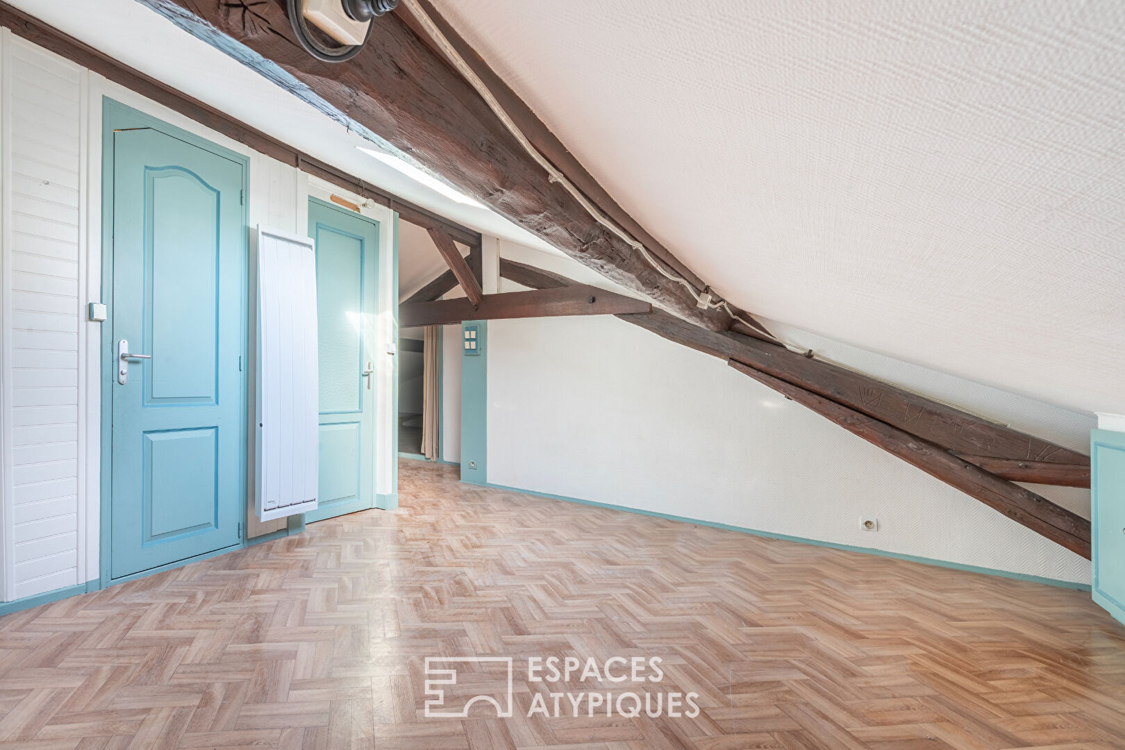 Duplex avec jardin partagé