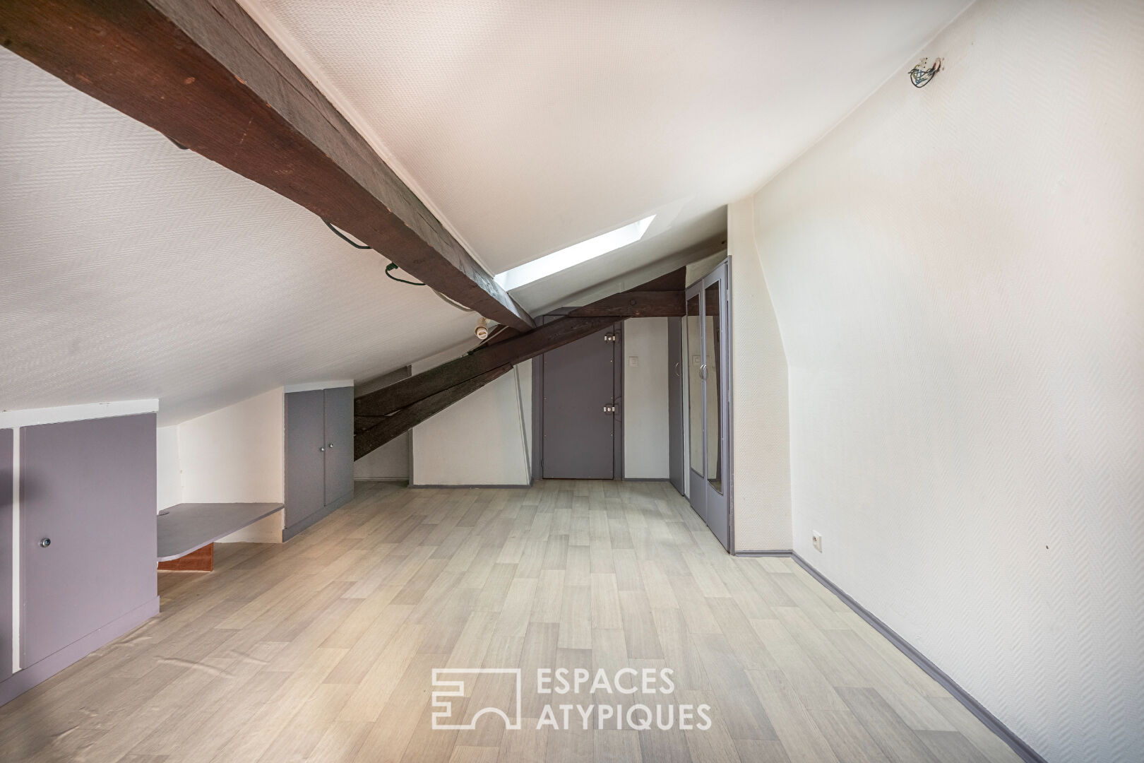 Duplex avec jardin partagé