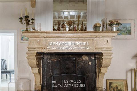 Authentique vigneronne de plain-pied et son parc arboré