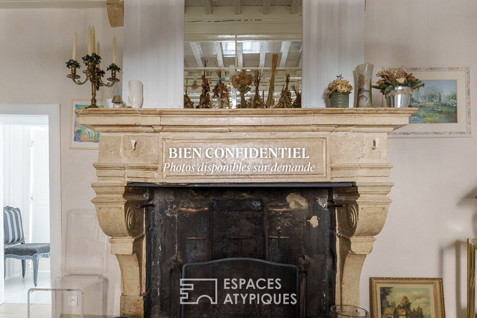 Authentique vigneronne de plain-pied et son parc arboré