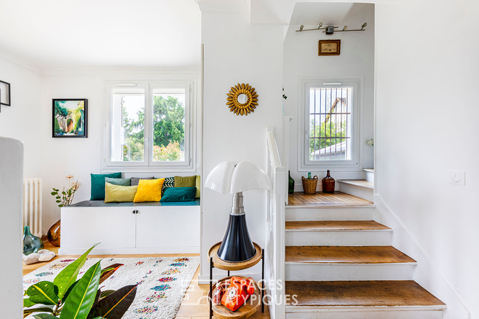 Meulière de charme, idéalement située, à deux pas de la mairie