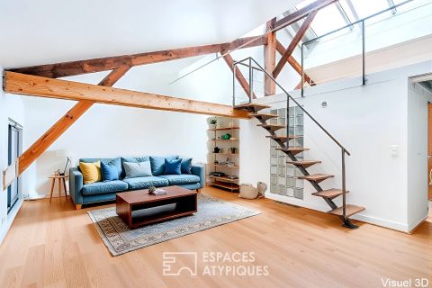 Duplex with terrace