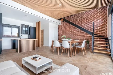 Maison d’architecte verticale avec vues sur Paris