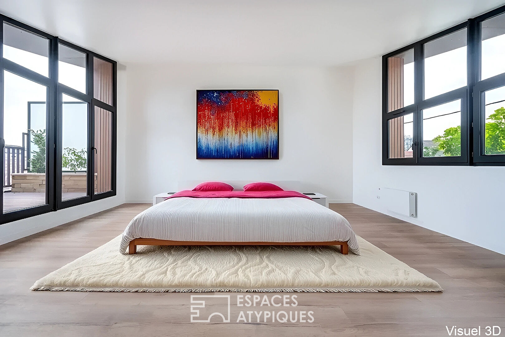 Maison d’architecte verticale avec vues sur Paris