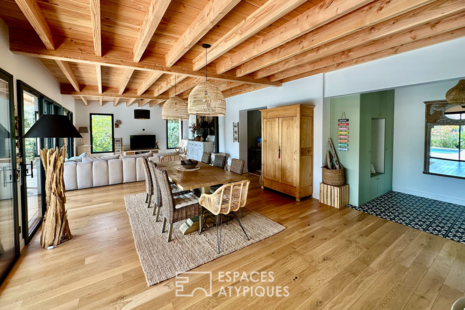 Contemporary villa with swimming pool and landscaped garden in Soulac-sur-Mer