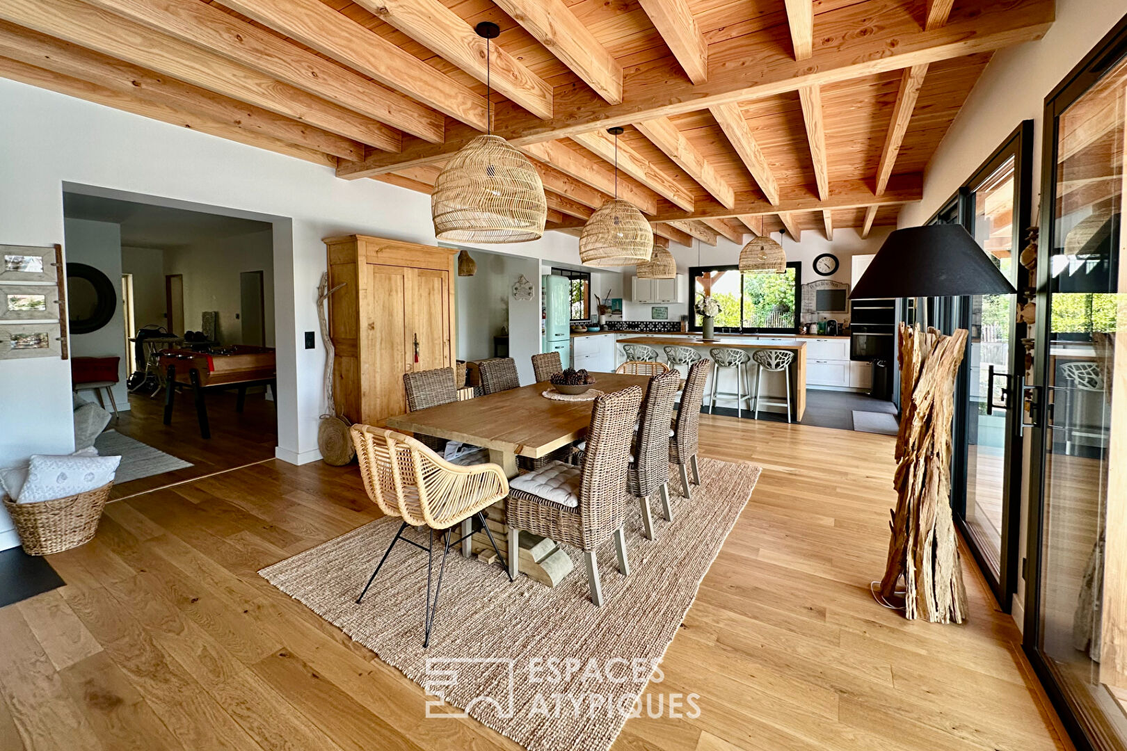 Contemporary villa with swimming pool and landscaped garden in Soulac-sur-Mer