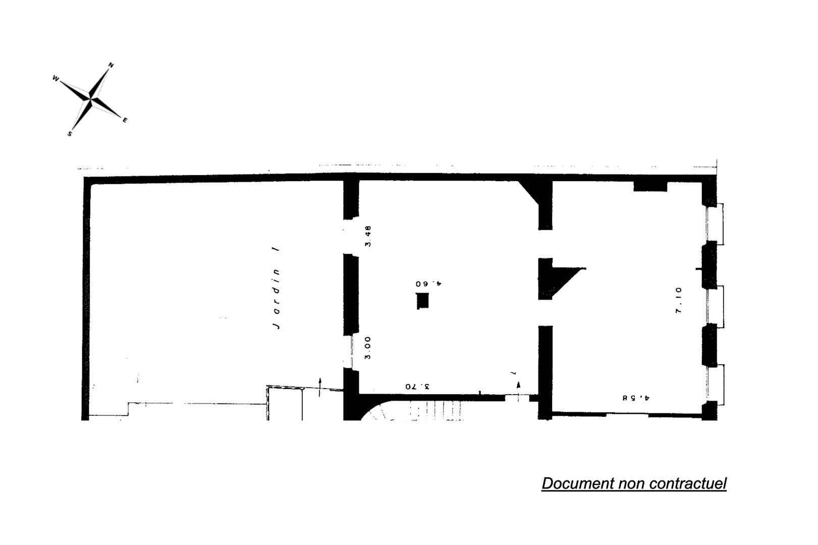 Apartment with garden – Monceau-Carnot-Lévis district