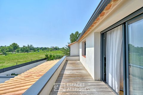 Contemporary house with quality features in the heart of nature