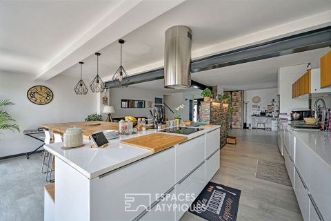 Maison contemporaine aux prestations de qualité au cœur de la nature