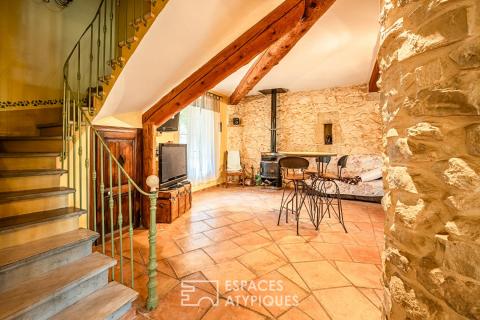 Characterful winegrower’s house with outbuildings and large garden between Narbonne and Béziers