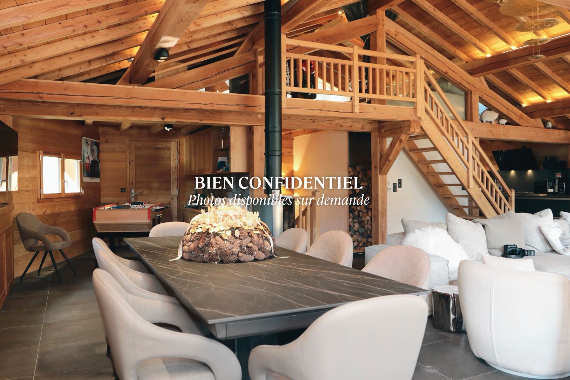 Chalet d’exception avec vue sur les massifs