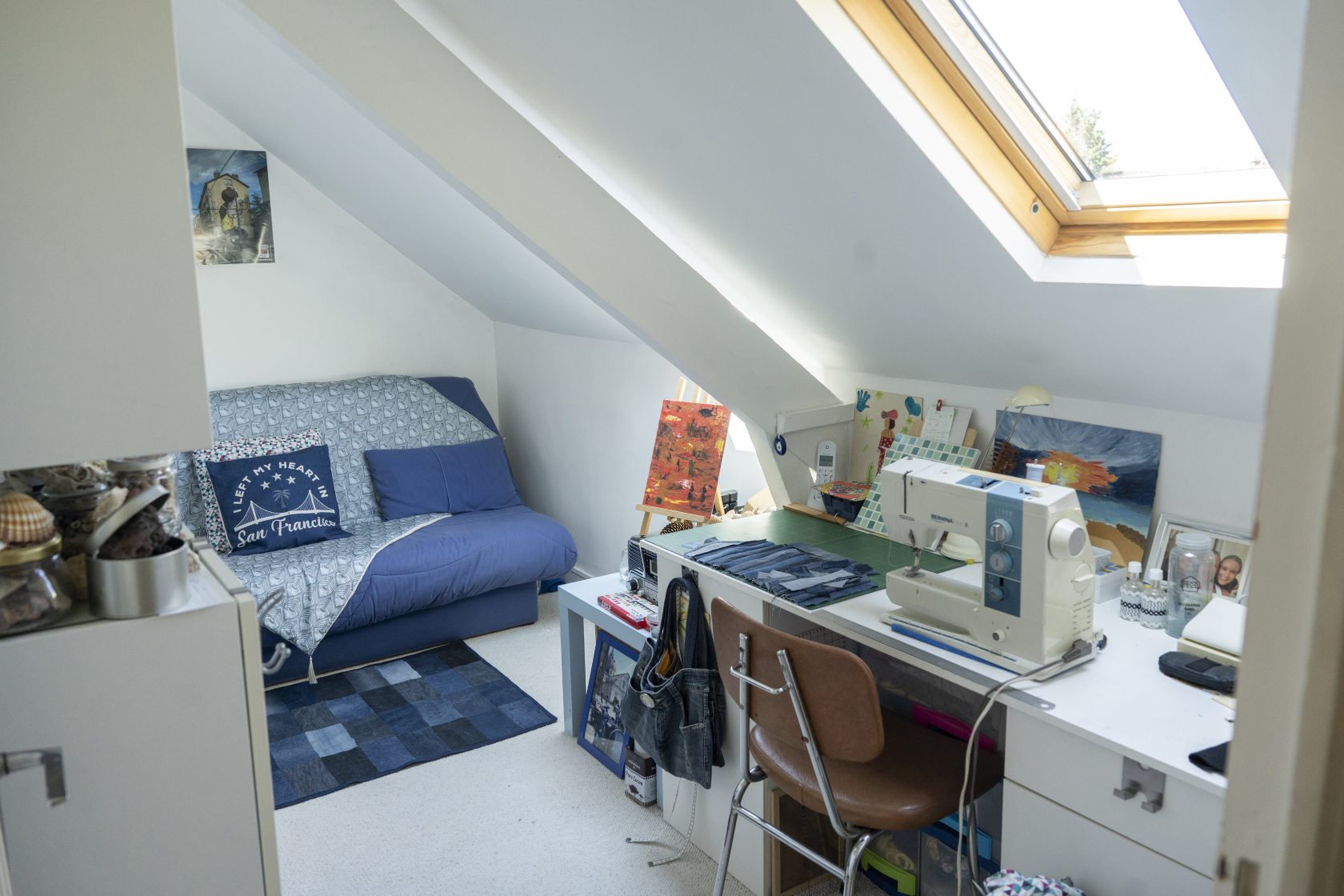 Townhouse between the train station district and the town centre of St Brieuc.