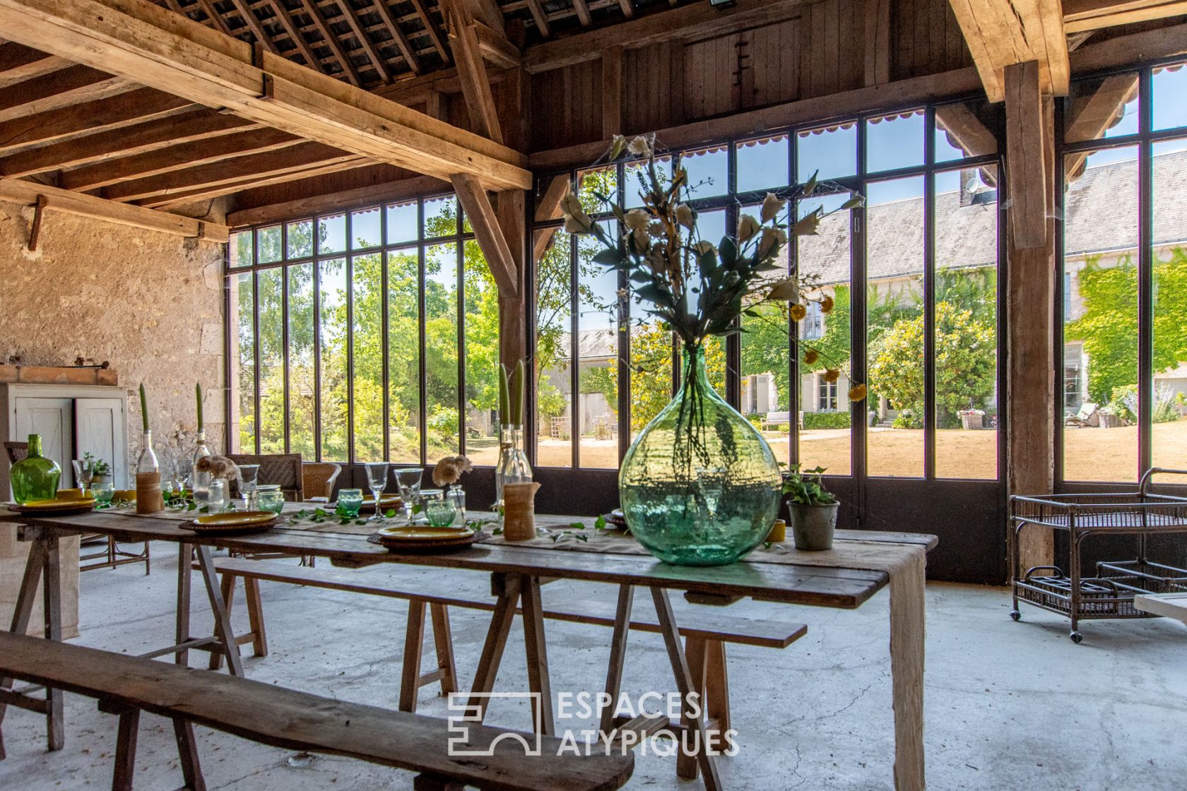Ancienne ferme d’exception du XIXe siècle et son orangerie