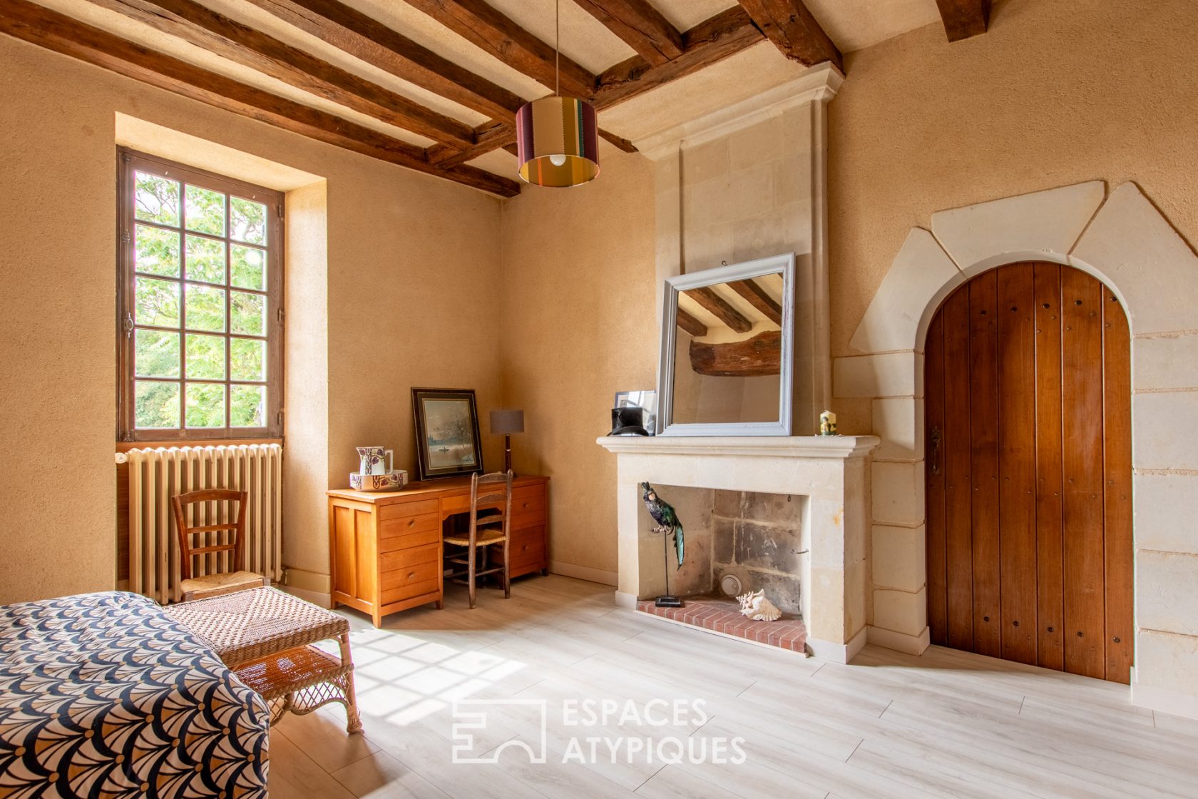 17th century tuffeau stone haven in the heart of a characterful village