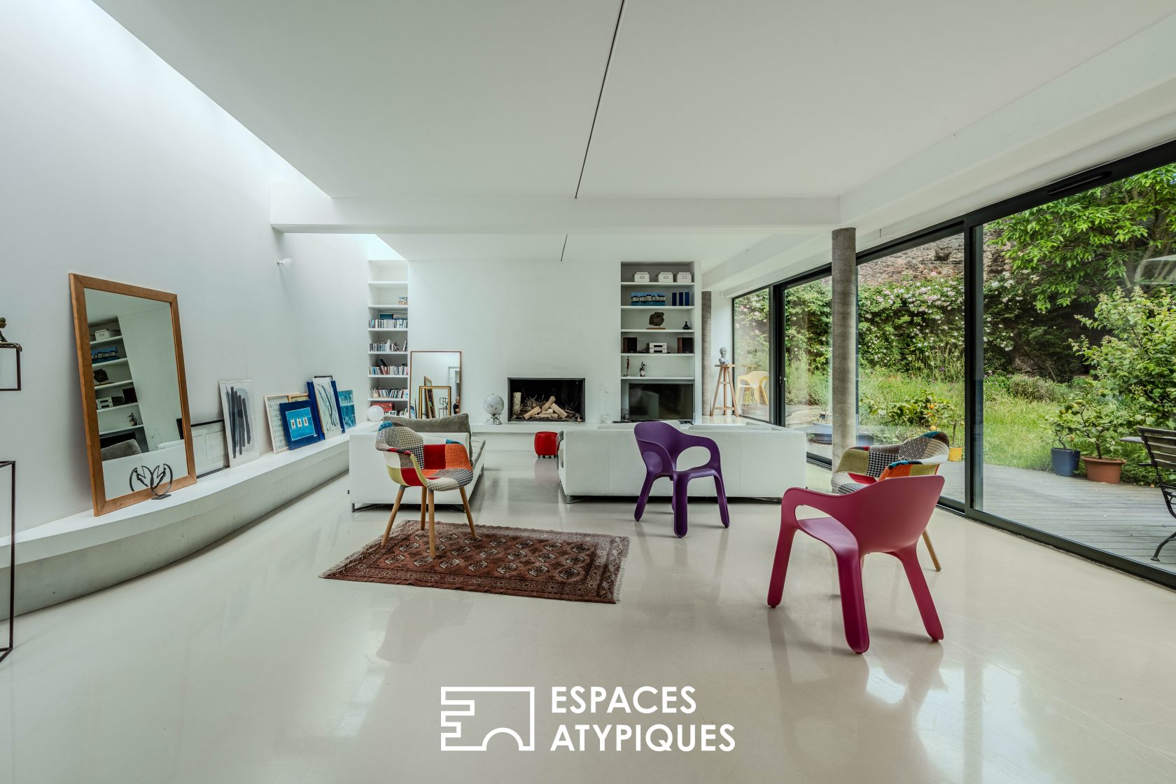 When the loft spirit meets the tranquility of the banks of the Loire