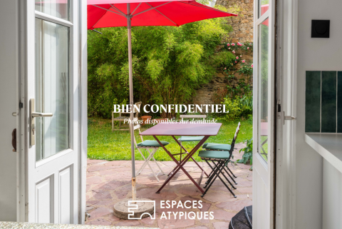 Character apartment with private garden – Privileged location in the heart of downtown Nantes